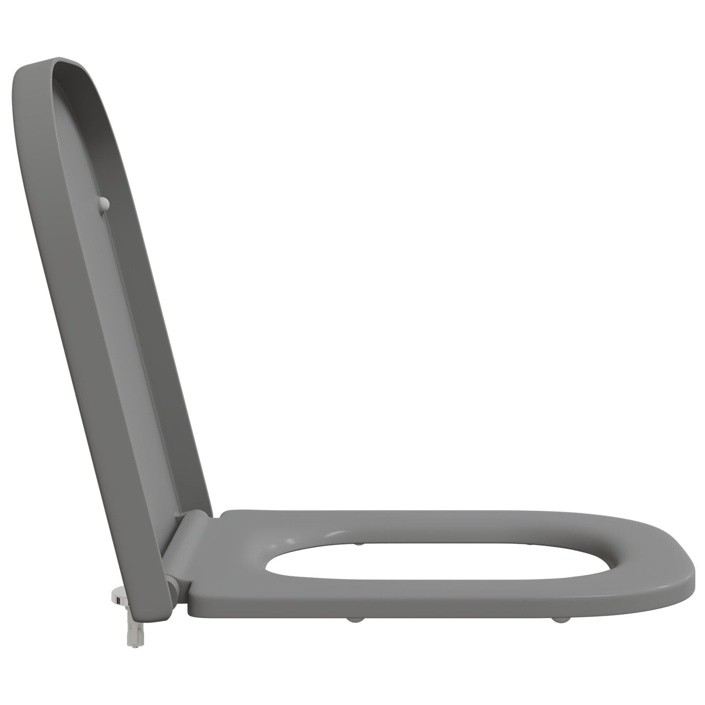 Snelle Toiletbril Met Soft Close Duroplast Grijs