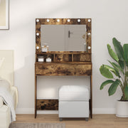 Kaptafel gerookt eiken 75,5x41x135 cm