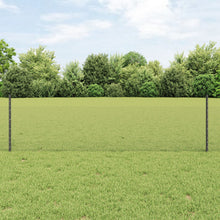 Tuinhekset Set Van 2 Grijs Staalgaas 25 X 0.5 M Hek Draagbaar