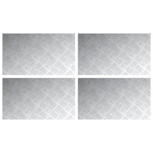 Aluminium Ruitplaten 4 St Antislip 70X40 Cm 70 x 40 x 0.2 cm Rechthoekig