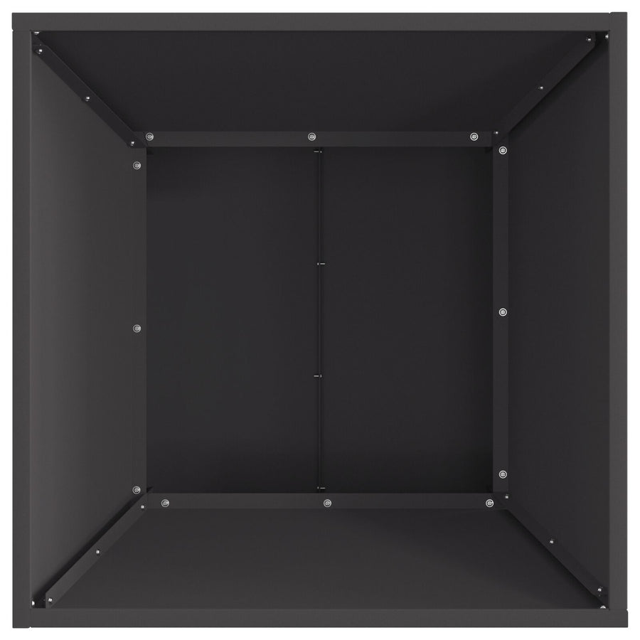 Vuurkorf Vierkant Zwart Staal 60 x 60 x 35 cm Koudgewalst staal/Zwart