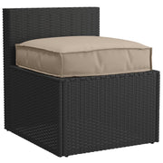 Palletkussen 60x60x12 cm taupe polyester