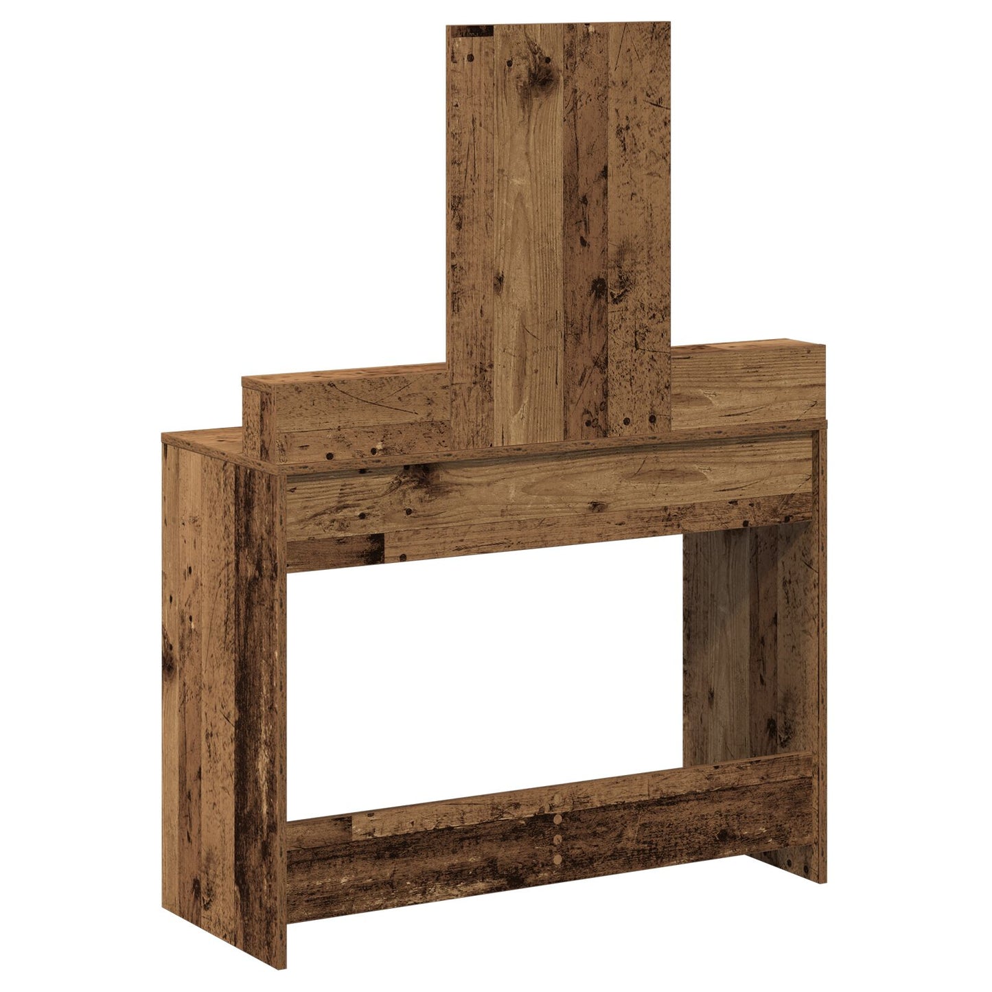 Kaptafel Met Lades 100 x 41 x 140 cm Oud hout