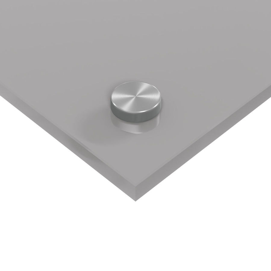 Keukenwand Glas Duurzaam Rechthoekig Lichtgrijs 120 x 50 cm