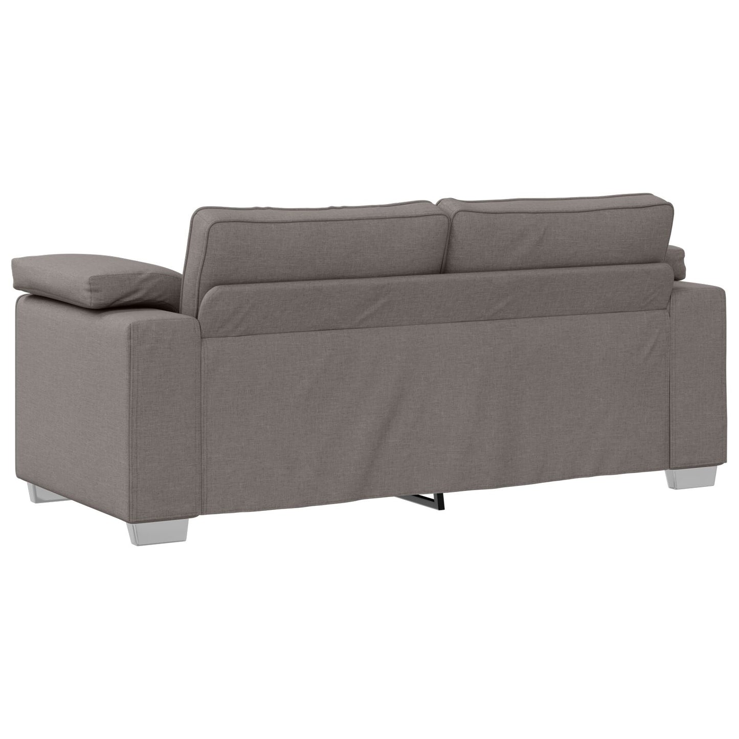 Loveseat Bank Stof Taupe 140 cm