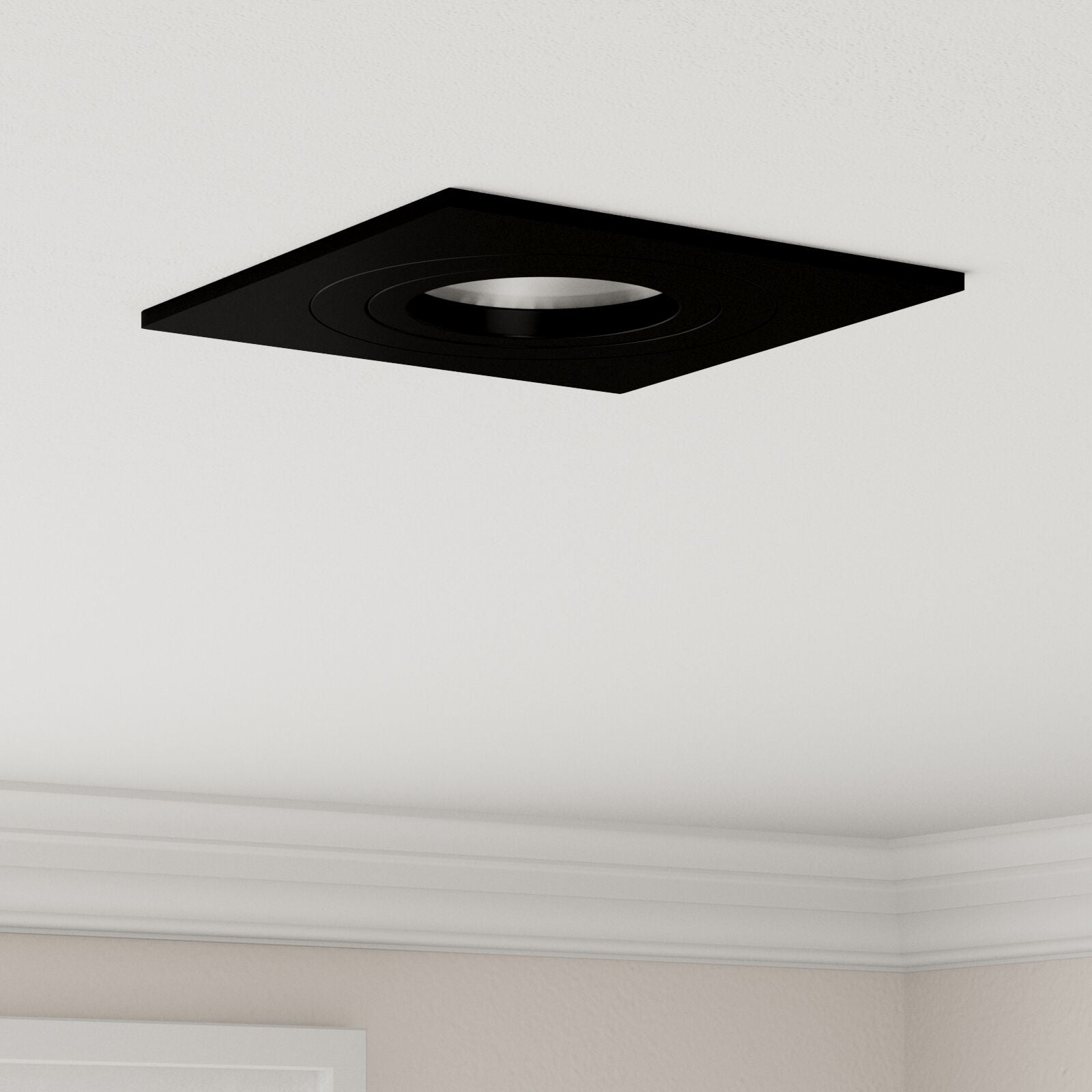 Ingebouwde Spots 24 Stuks Vierkante Gu10 Zwart 91X91 Mm