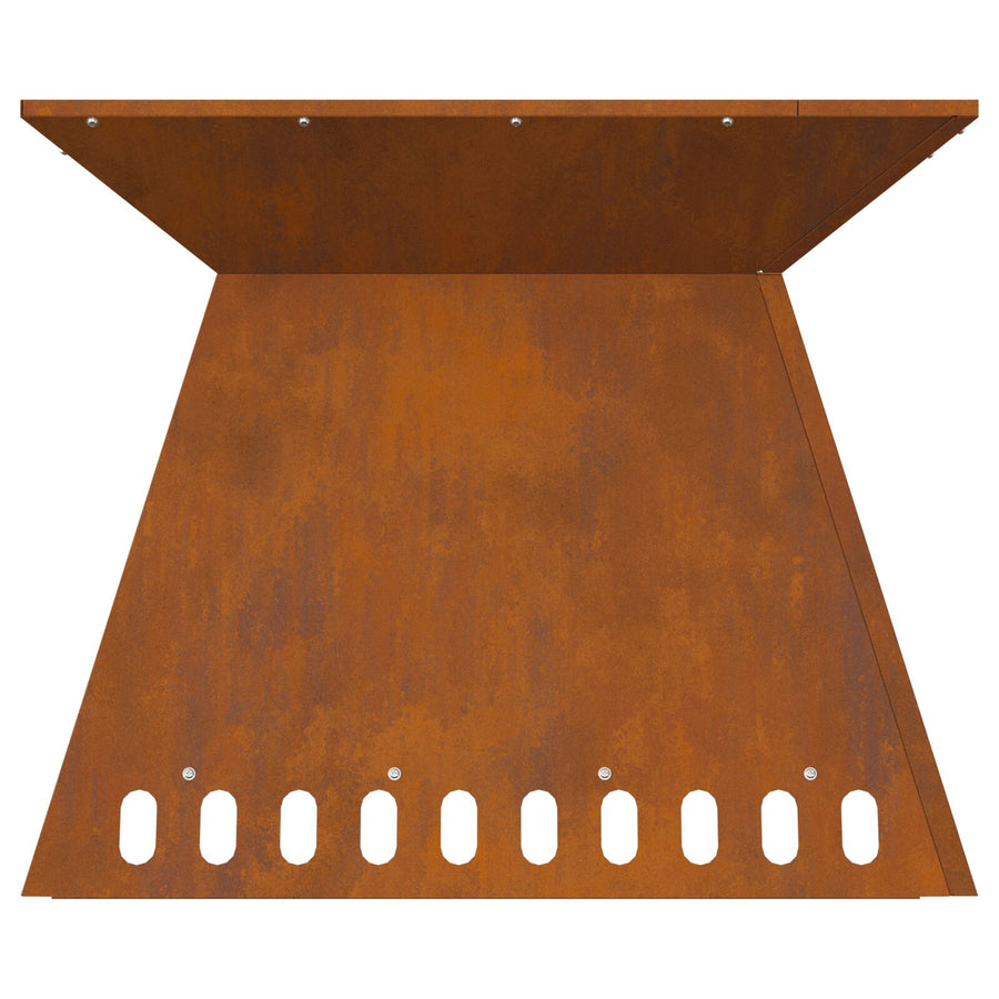 Vuurkorf Verweerd Staal Verweerd staal/Bruin 60 x 60 x 50 cm
