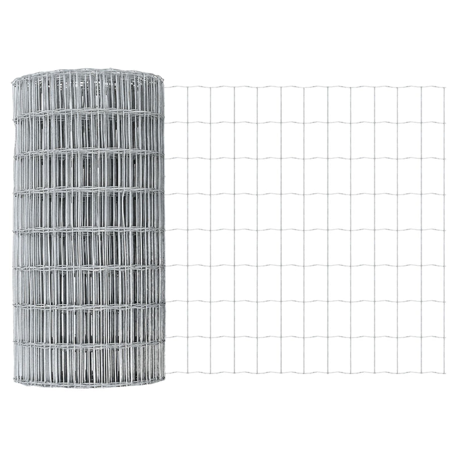 Euro Fence Set Set Van 2 Gegalvaniseerd Staal 10 X 0.6 M Duurzaam