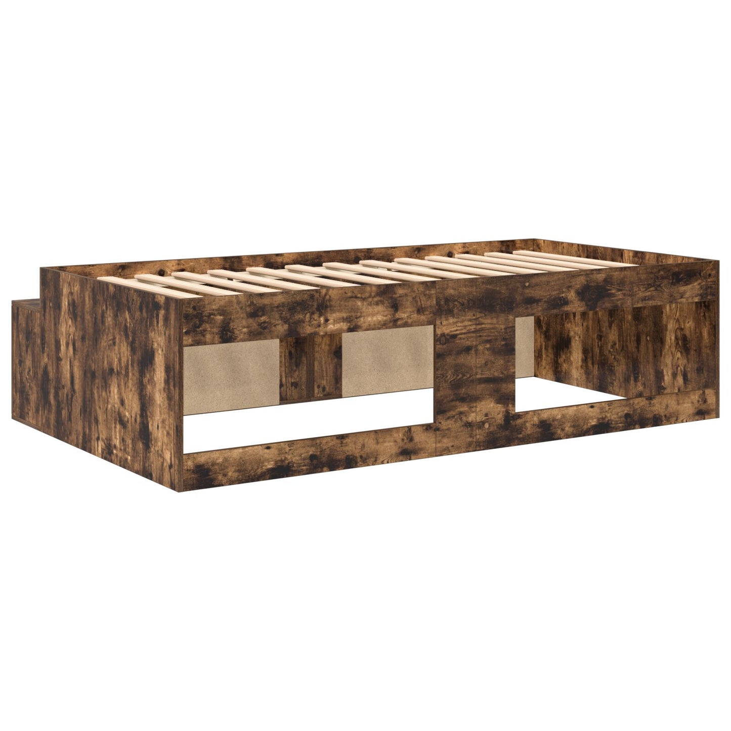 Opbergbedframe Gerookte Eiken 100X200 Cm