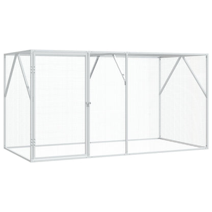 Vogelvolière Antraciet Staal 102 x 208 x 108 cm