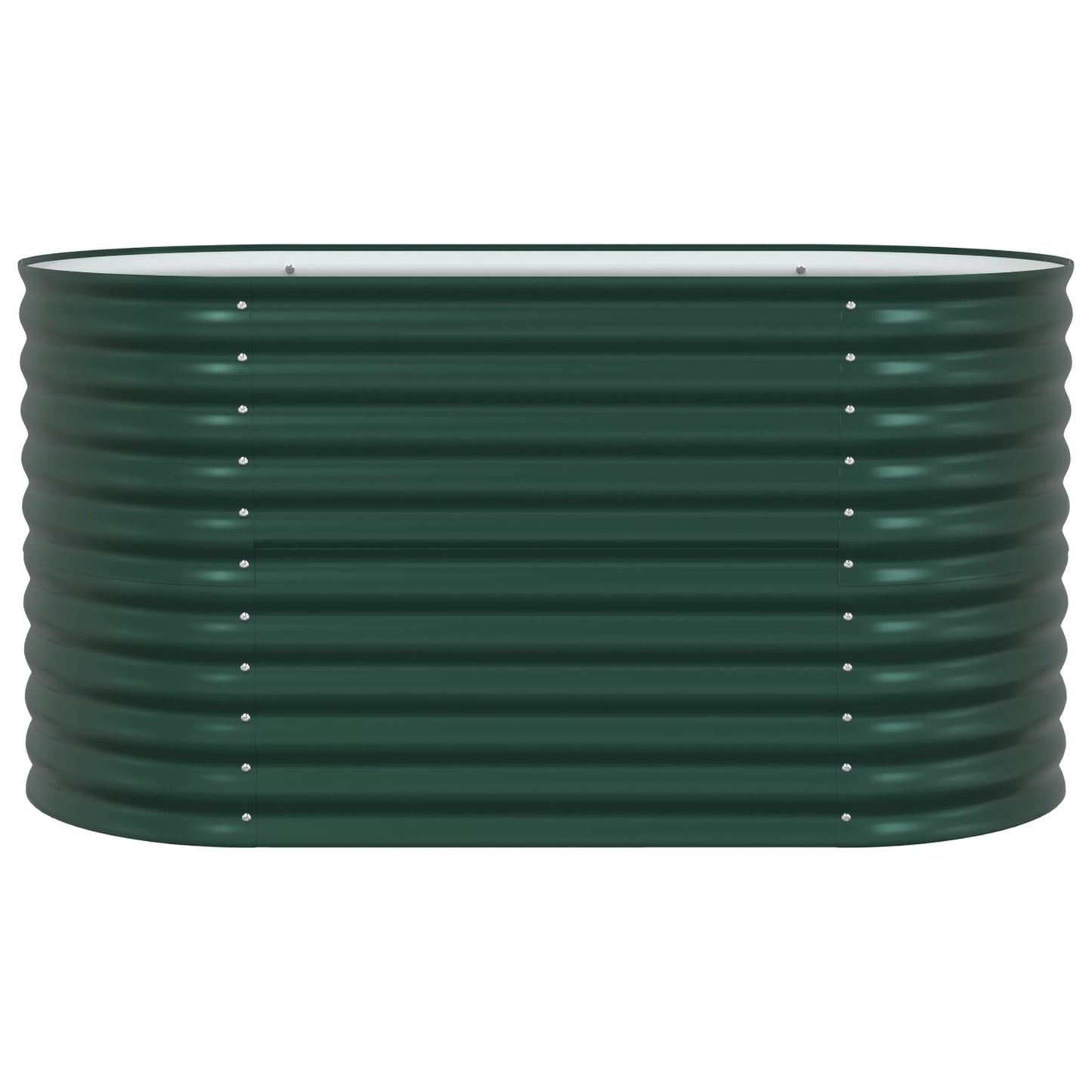 Tuin Verhoogd Bed Gegalvaniseerd Staal 160 x 80 x 81 cm Groen