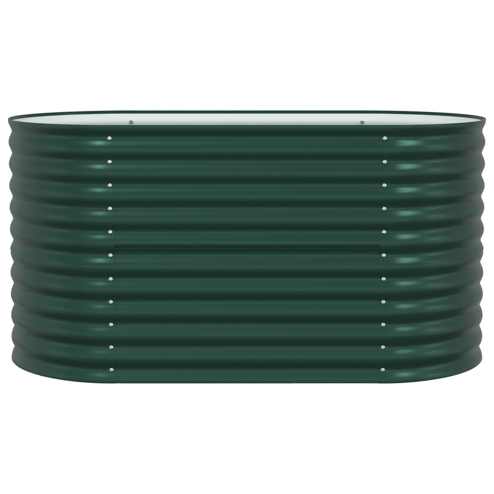 Tuin Verhoogd Bed Gegalvaniseerd Staal 160 x 80 x 81 cm Groen