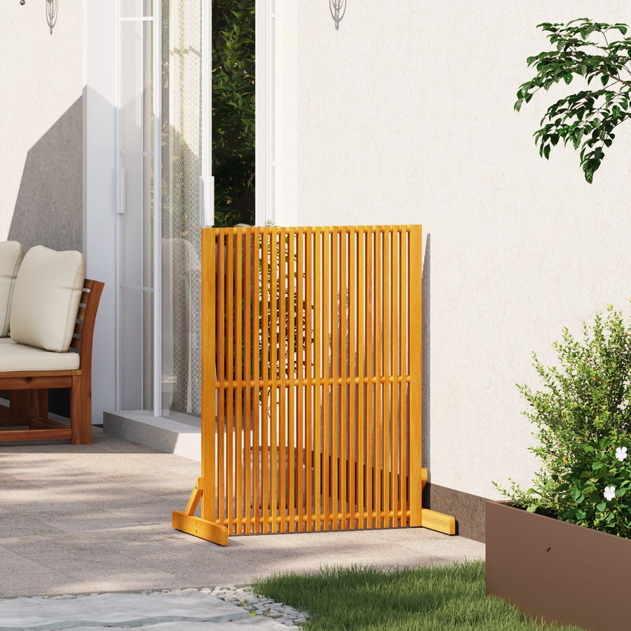 Privacy Scherm Binnen/Buiten Massief Acacia Hout 110 cm