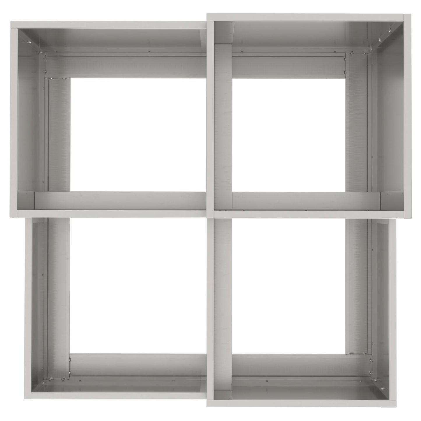 Tuinoplener Roestvrij staal 80 x 80 x 60 cm