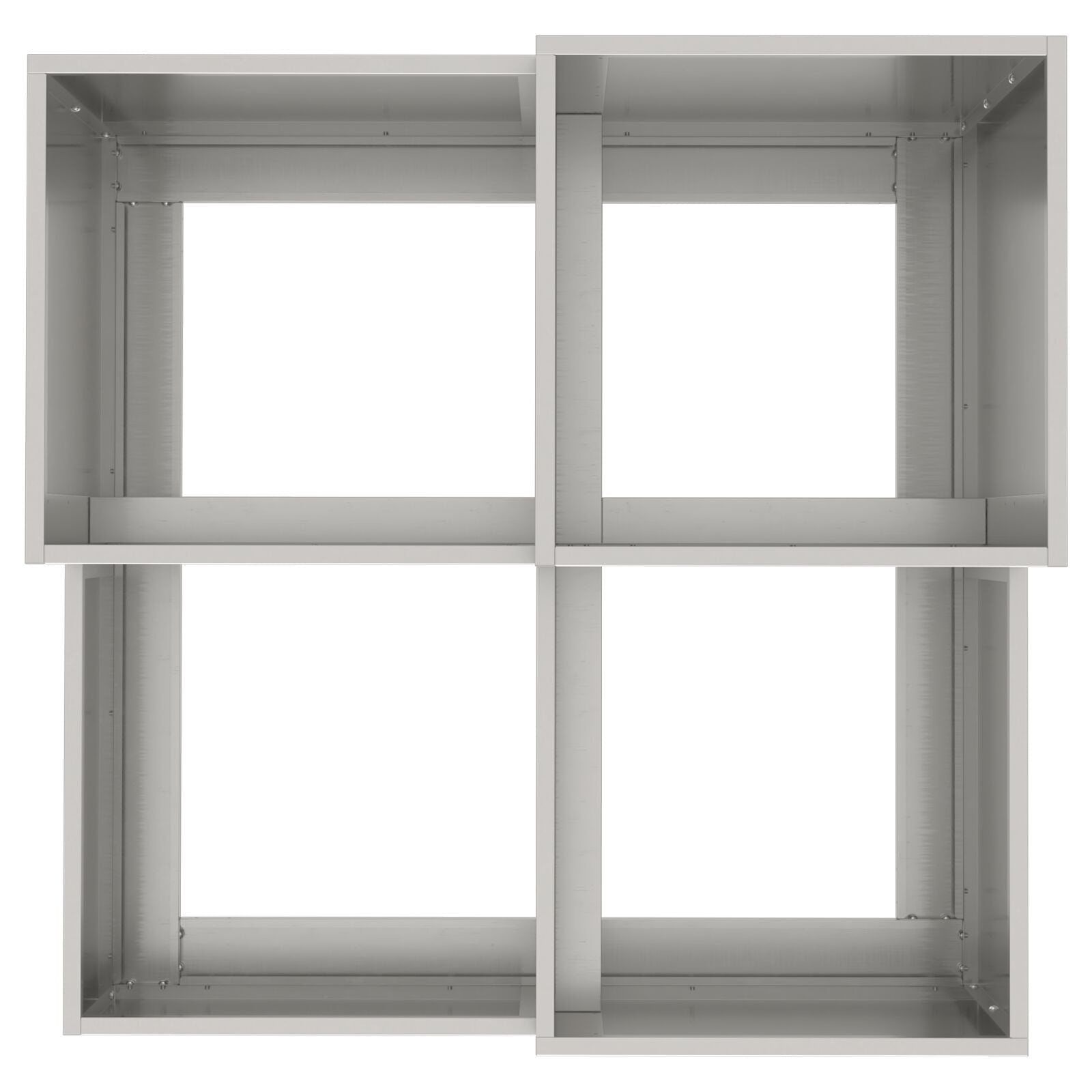 Tuinoplener Roestvrij staal 80 x 80 x 60 cm
