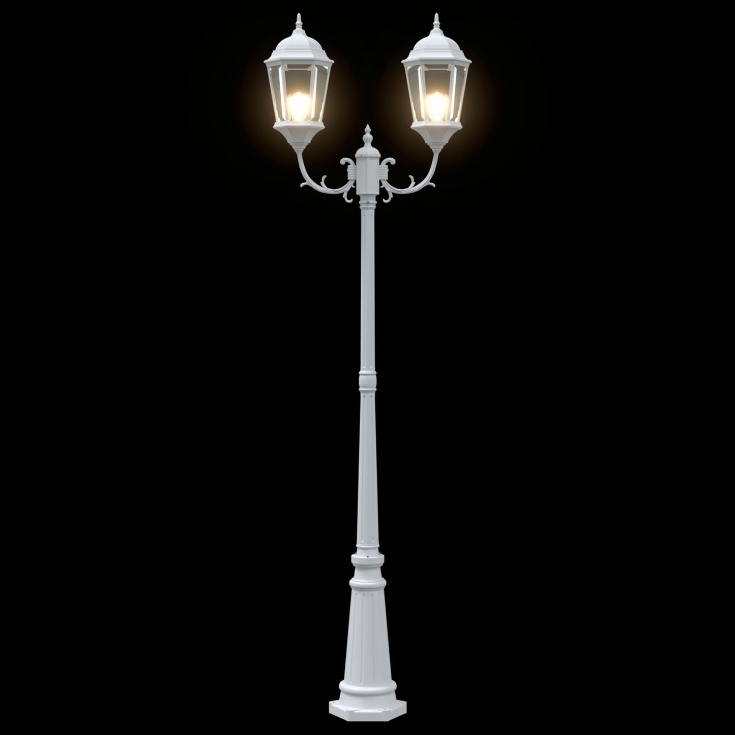 Tuinlamp Wit Aluminium 68 X 20 X 235 Cm Duurzaam Tuinlamp
