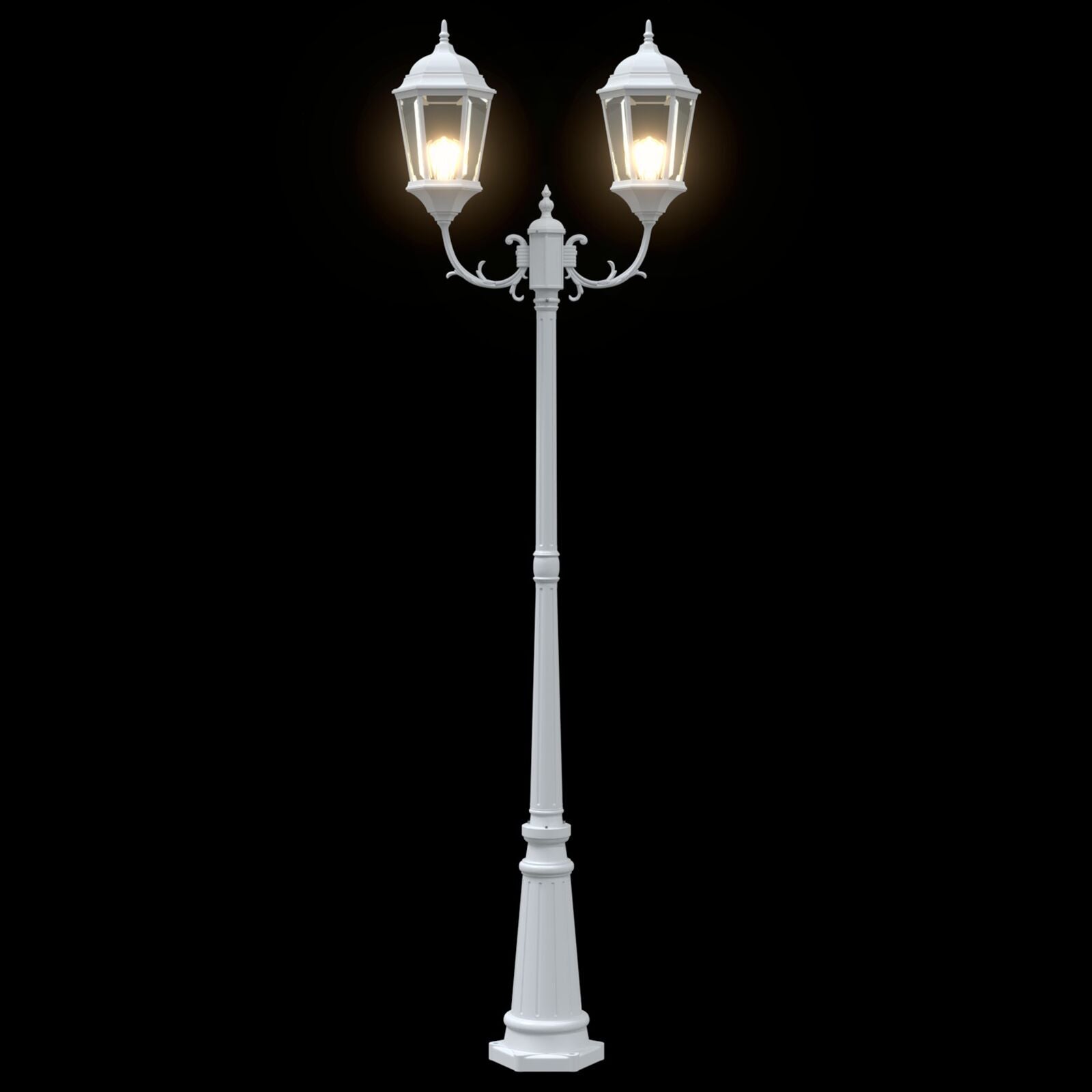 Tuinlamp Wit Aluminium 68 X 20 X 235 Cm Duurzaam Tuinlamp