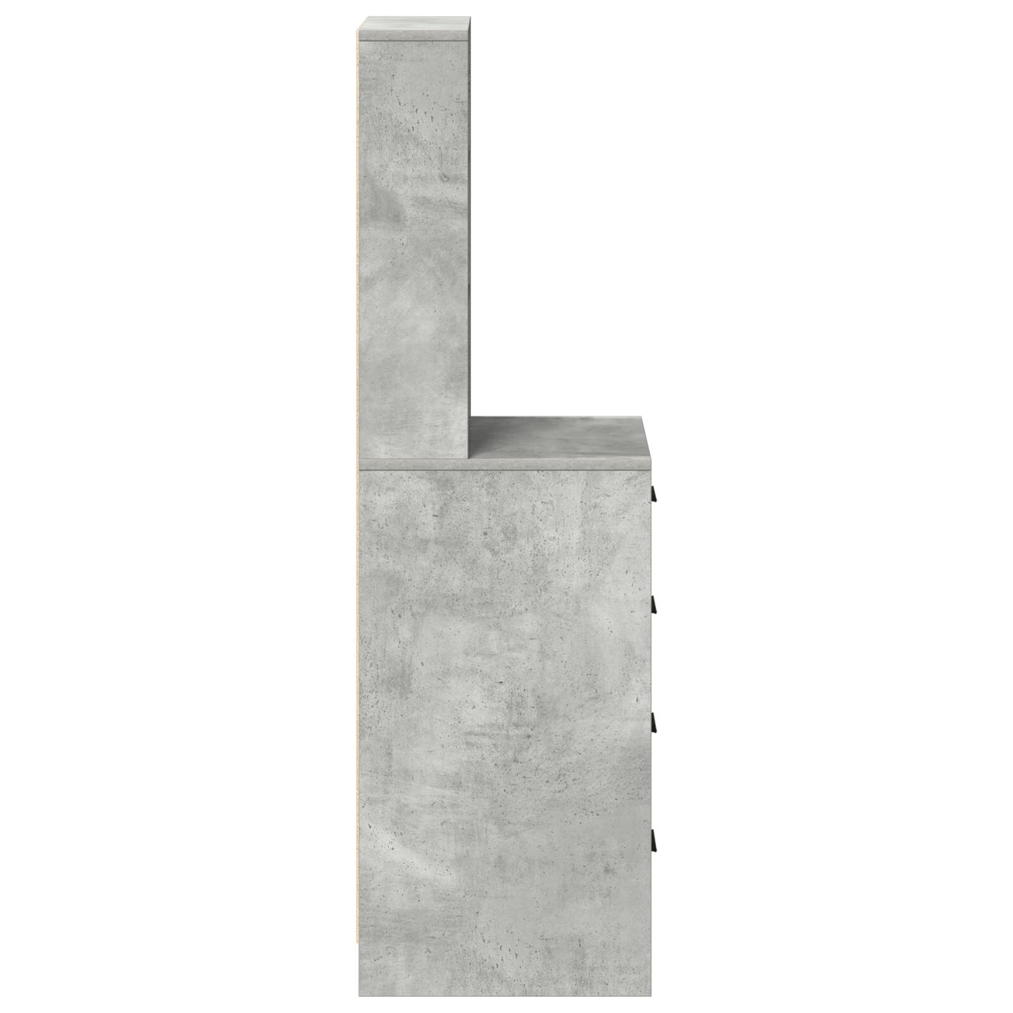 Highboard Betonnen Grijs 40X41X135 Cm Engineered Wood Beton grijs