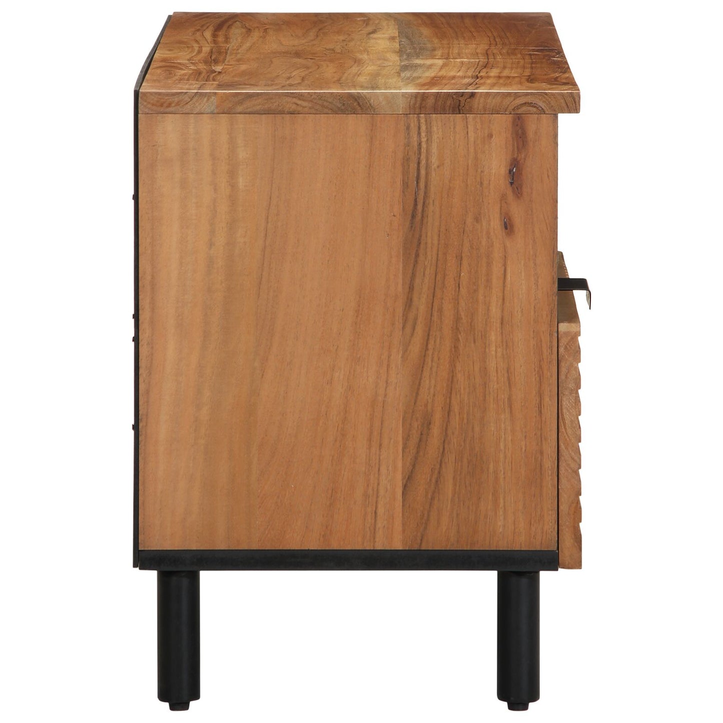 Tv-Kast 80X33,5X46 Cm Massief acaciahout