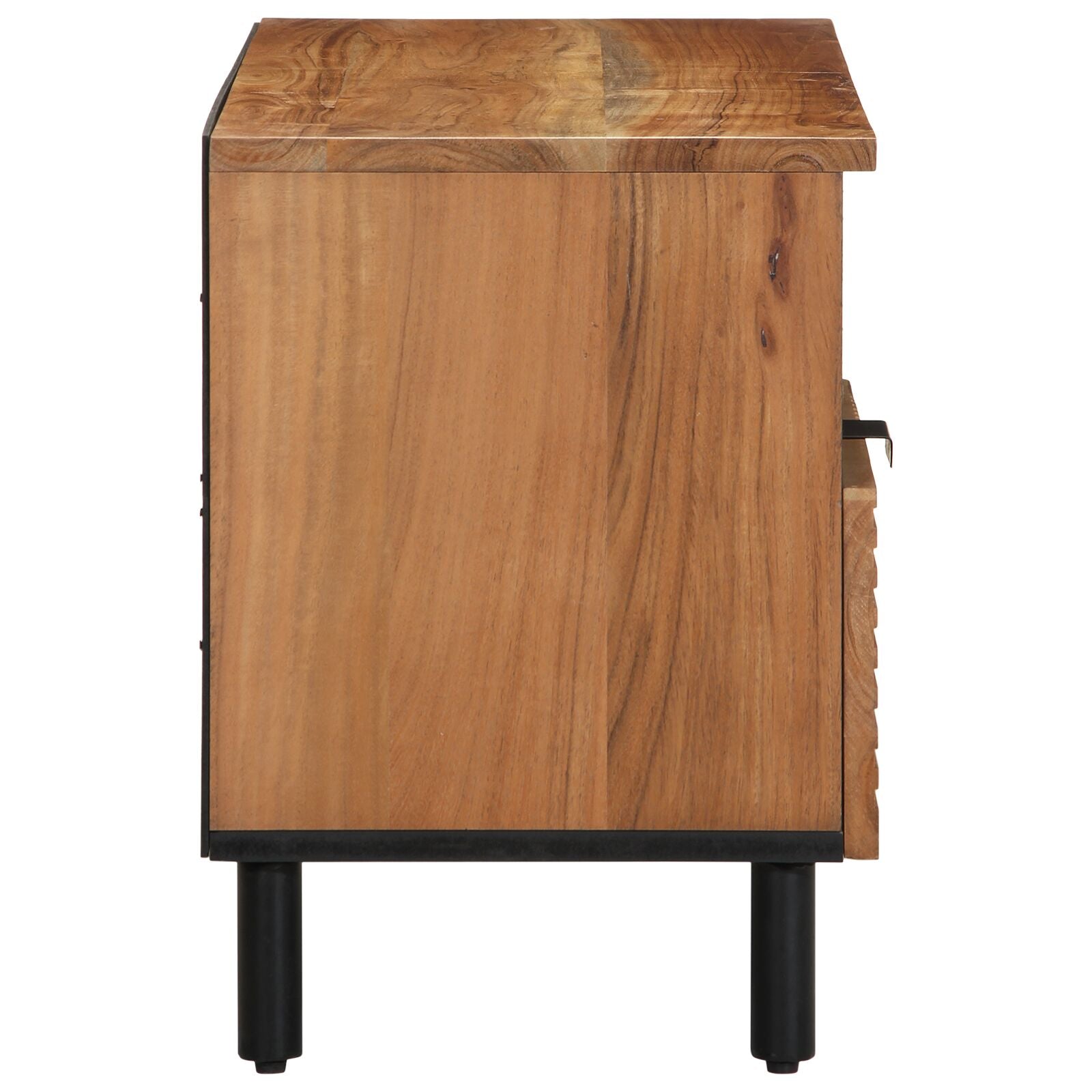 Tv-Kast 80X33,5X46 Cm Massief acaciahout