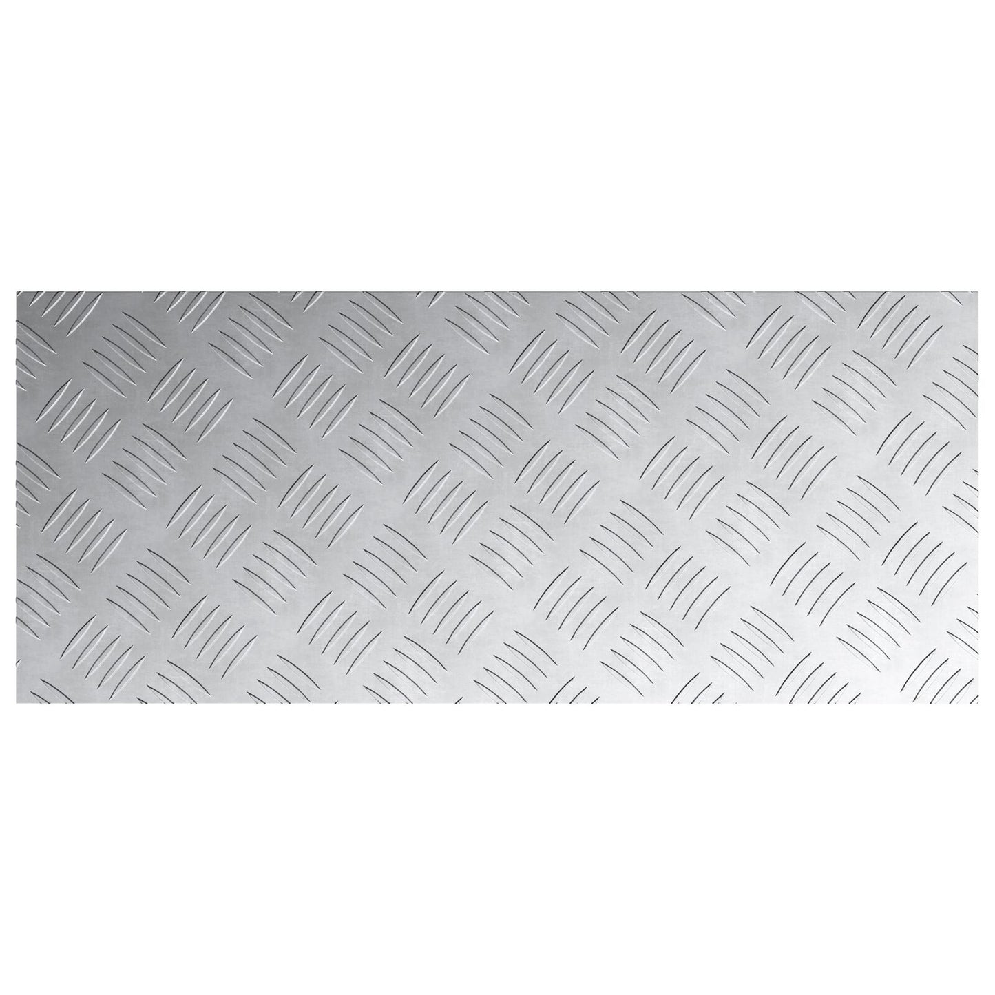 Aluminium Ruitplaten 2 Stuks Antislip 70X30 Cm 70 x 30 x 0.3 cm Rechthoekig