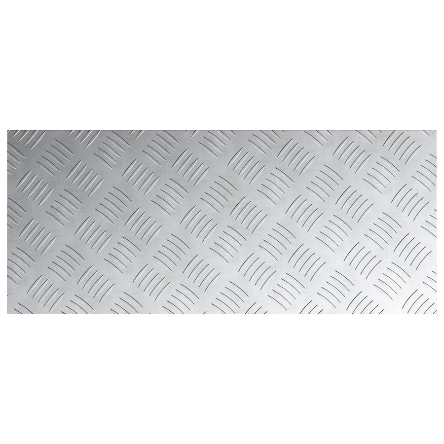 Aluminium Ruitplaten 2 Stuks Antislip 70X30 Cm 70 x 30 x 0.3 cm Rechthoekig