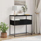 Wandtafel 75x40x75 cm zwart eiken