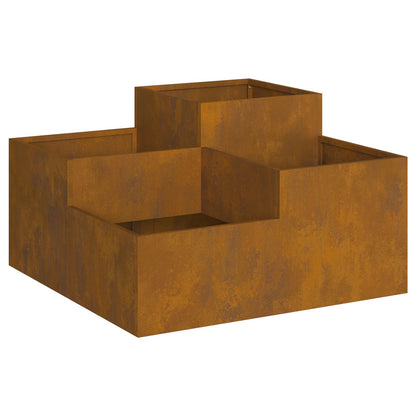 Tuin Planter Weerbestendig staal 80 x 80 x 48 cm