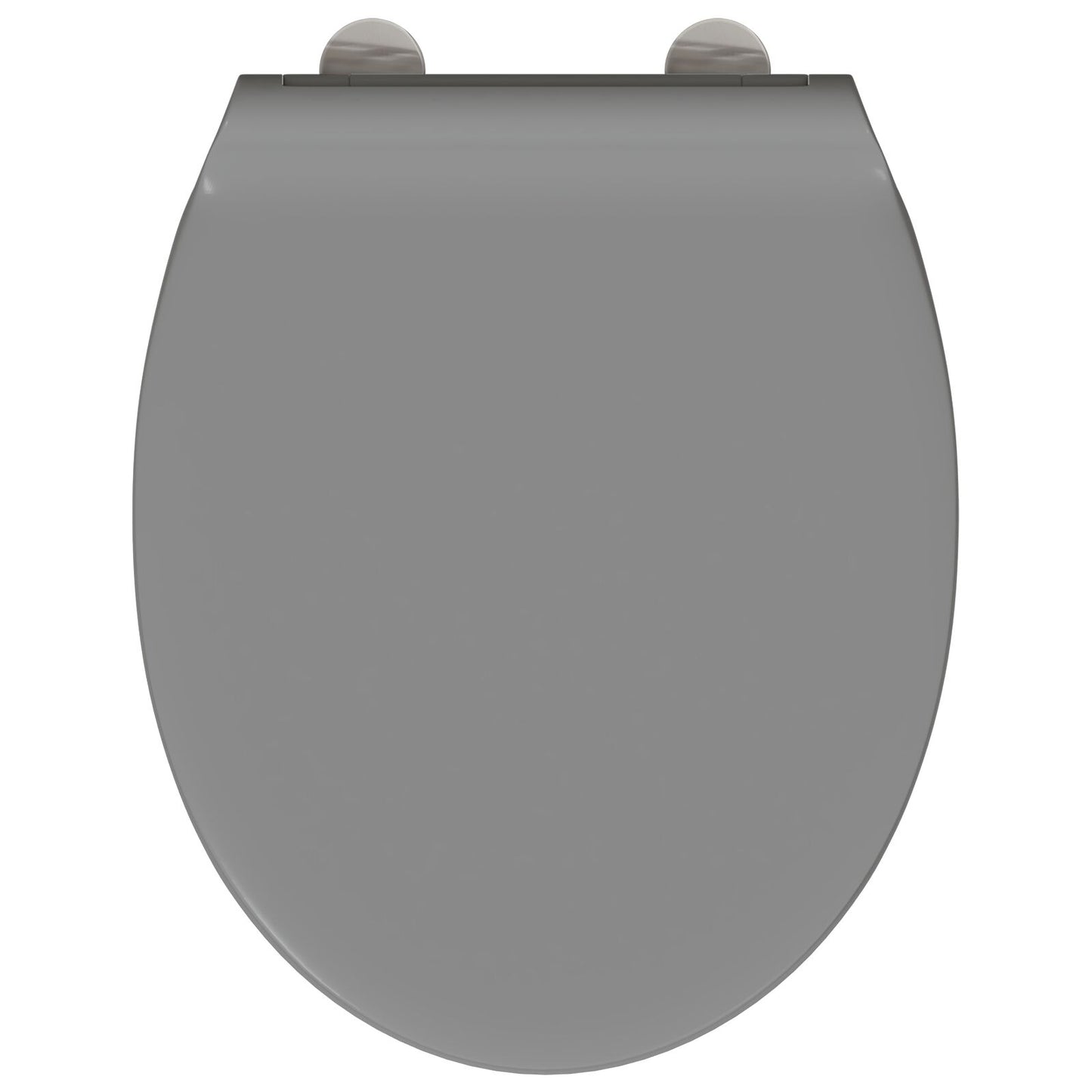 Snelle Release Toiletbril Met Zachte Sluiting Duroplast Grijs