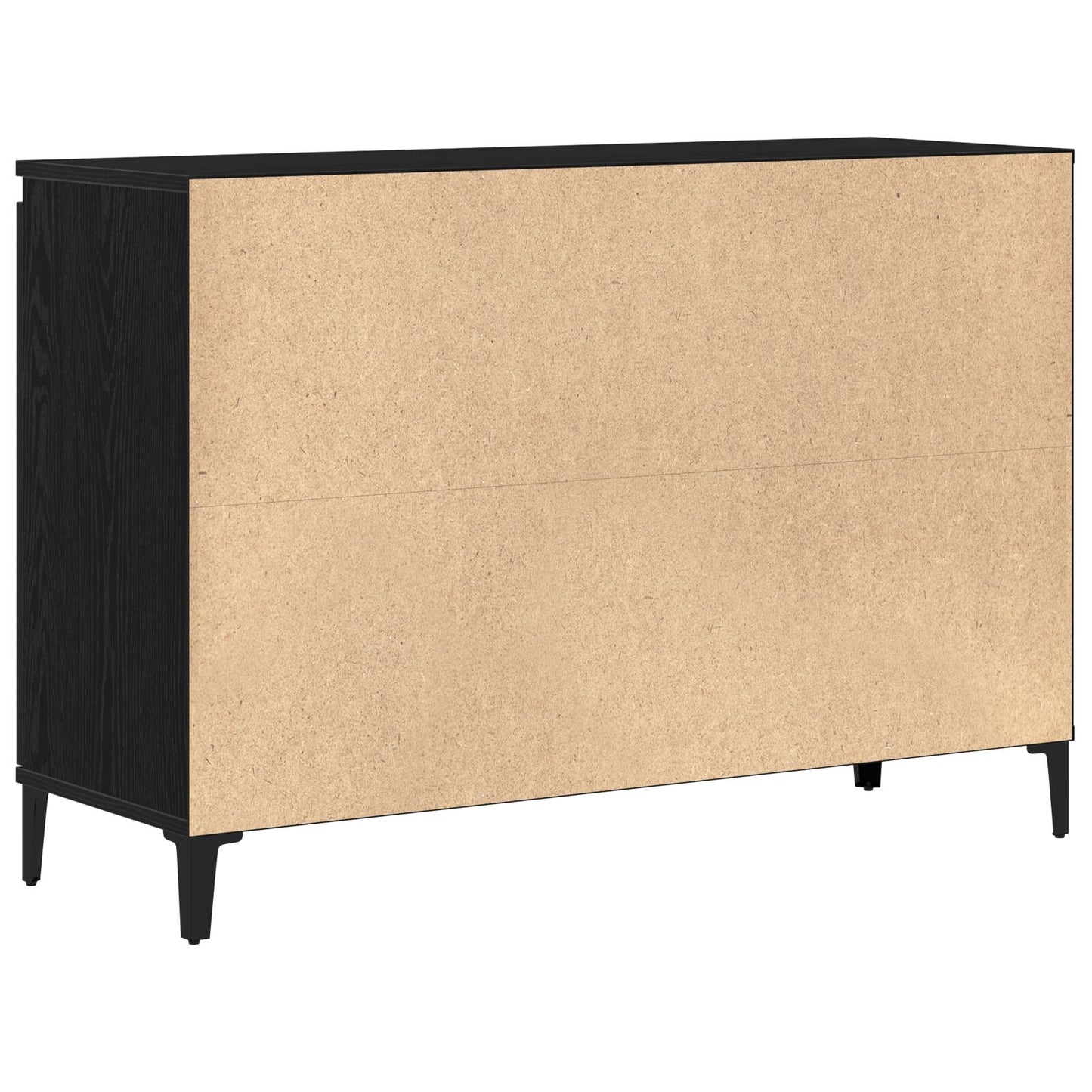 Dressoir Zwart Eiken 104X35X70 Cm Gegarandeerd Hout