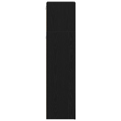 3-Delige Tv-Kastenset Zwart Eiken Gefabriceerd Hout