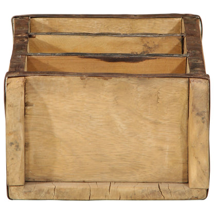 Dienbladen 4 Stuks Gemaakt Van Gerecycled Hout 30 x 14 x 9 cm