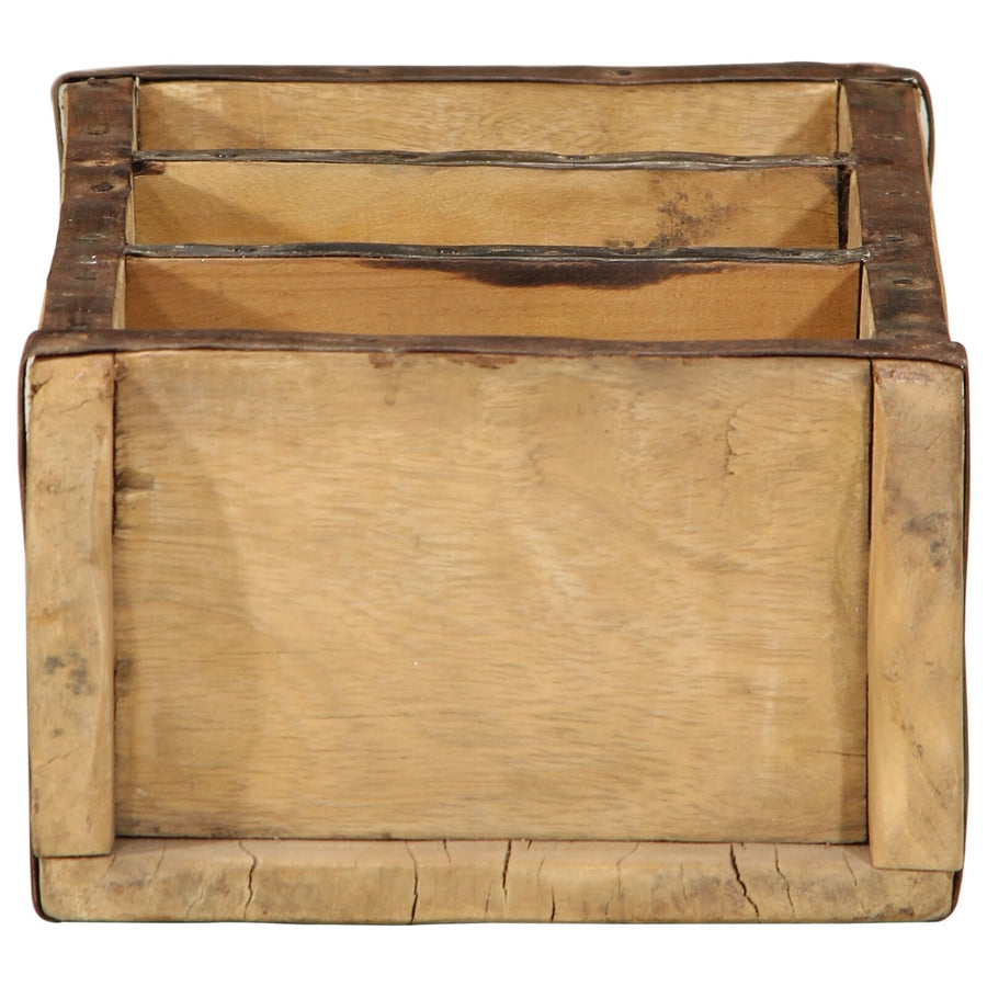 Dienbladen 4 Stuks Gemaakt Van Gerecycled Hout 30 x 14 x 9 cm