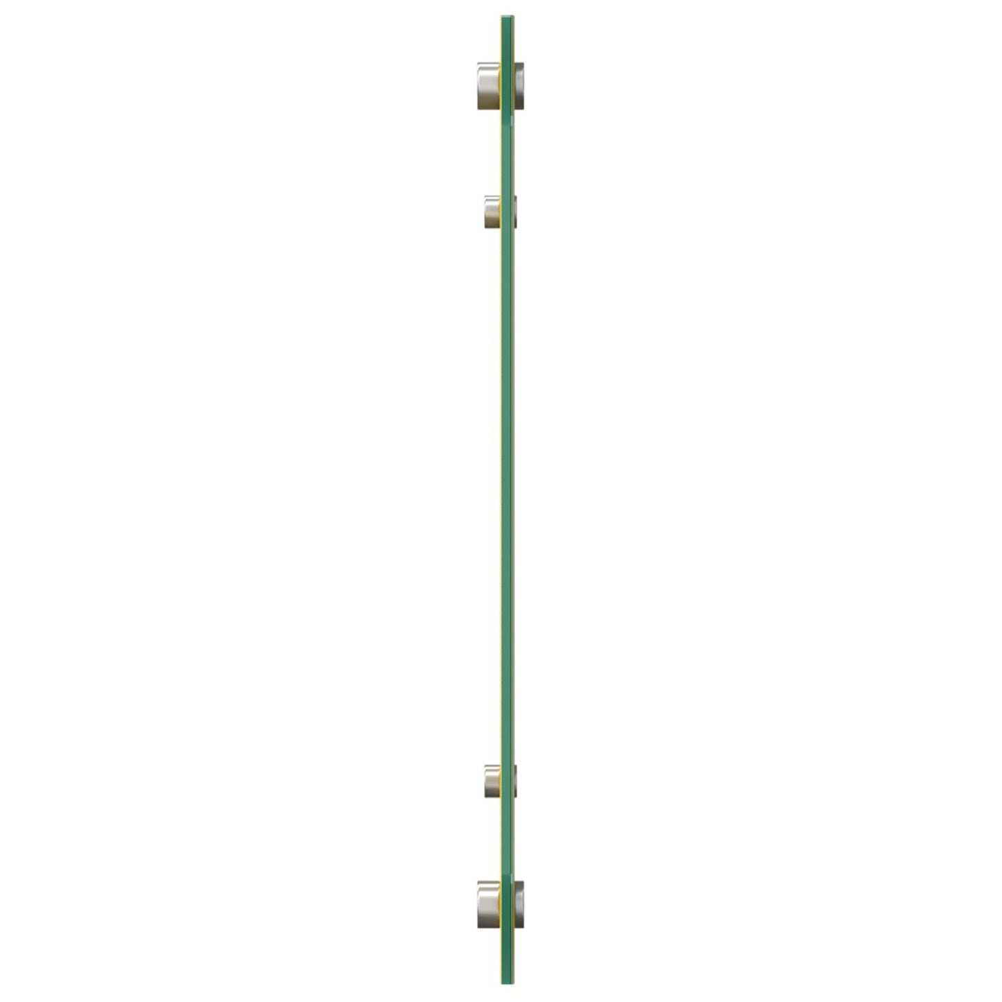 Keuken Achterwand 100X40X0.6 Cm Geharde Glas Geel 100 x 40 cm