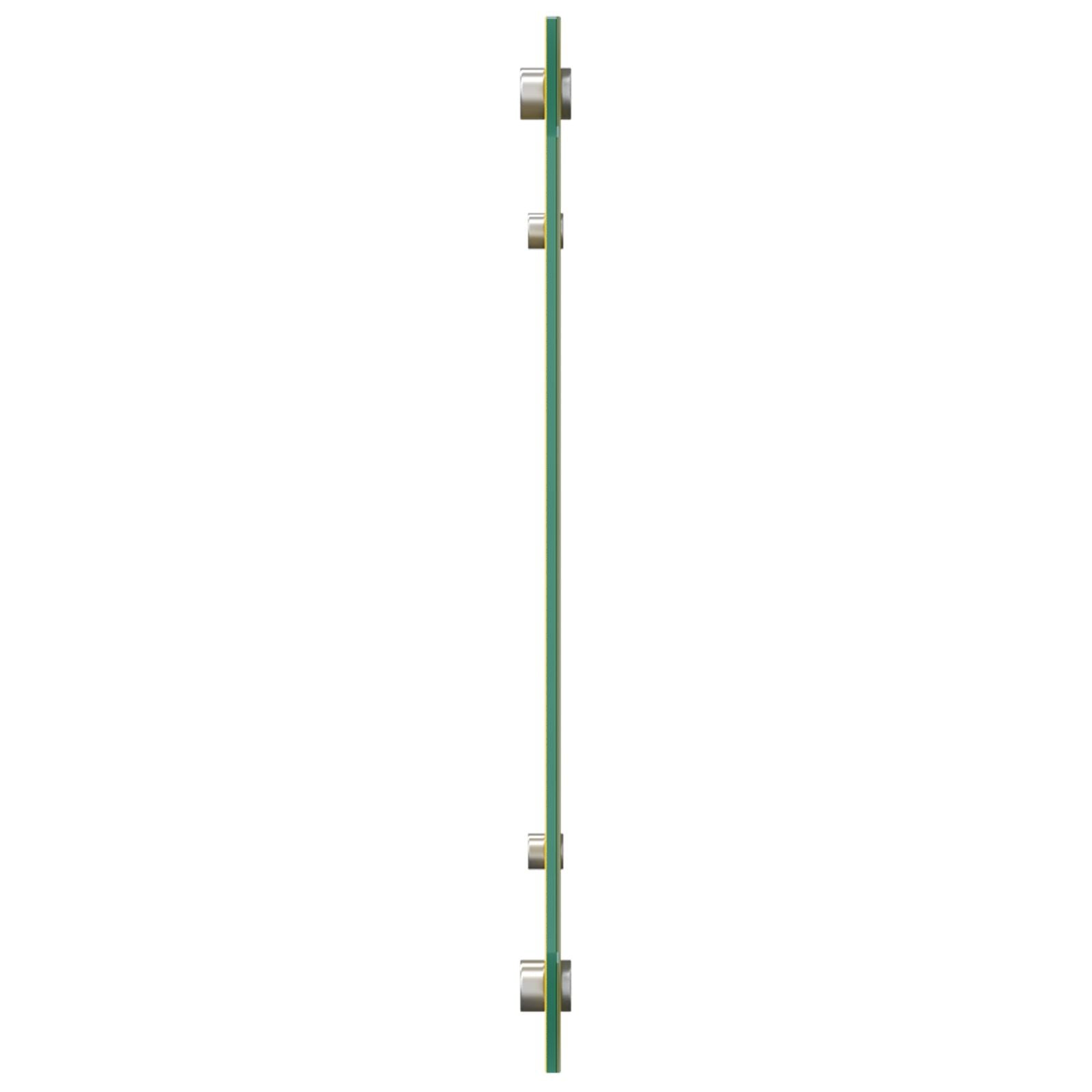 Keuken Achterwand 100X40X0.6 Cm Geharde Glas Geel 100 x 40 cm