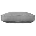 Kussen 70x40x12 cm grijs Oxford stof