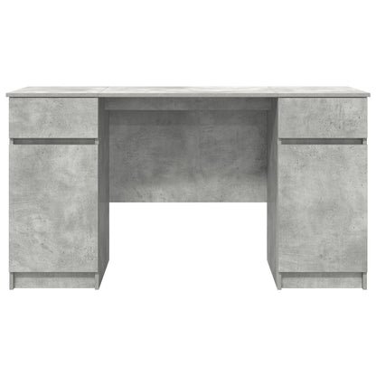 Bureau Betongrijs 140X49X76 Cm Geengineerd Hout