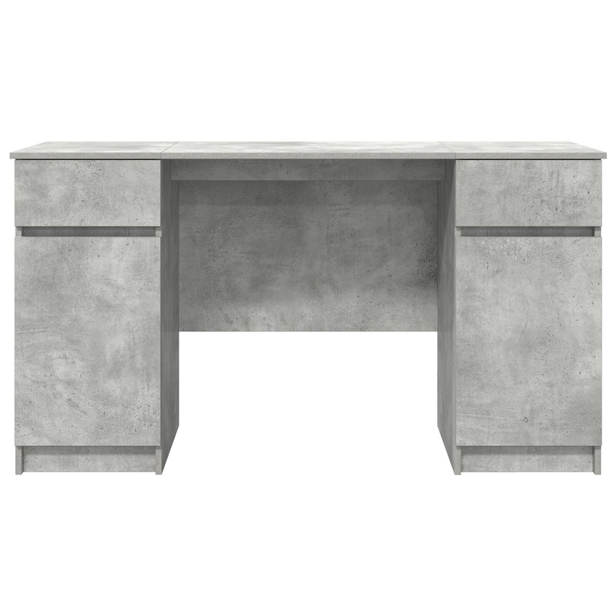 Bureau Betongrijs 140X49X76 Cm Geengineerd Hout