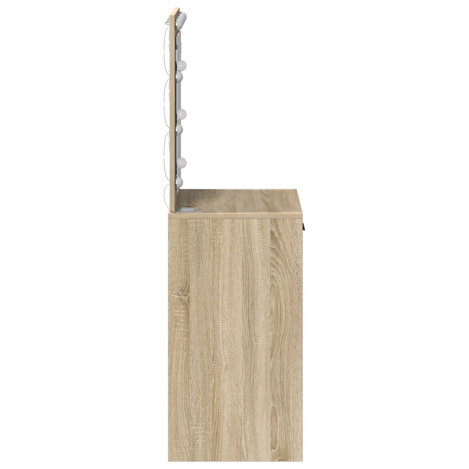 Kaptafel Met Led-Verlichting Sonoma eiken 50 x 41 x 135 cm