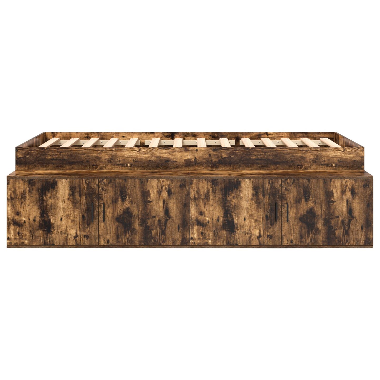 Opbergbedframe Gerookte Eiken 100X200 Cm