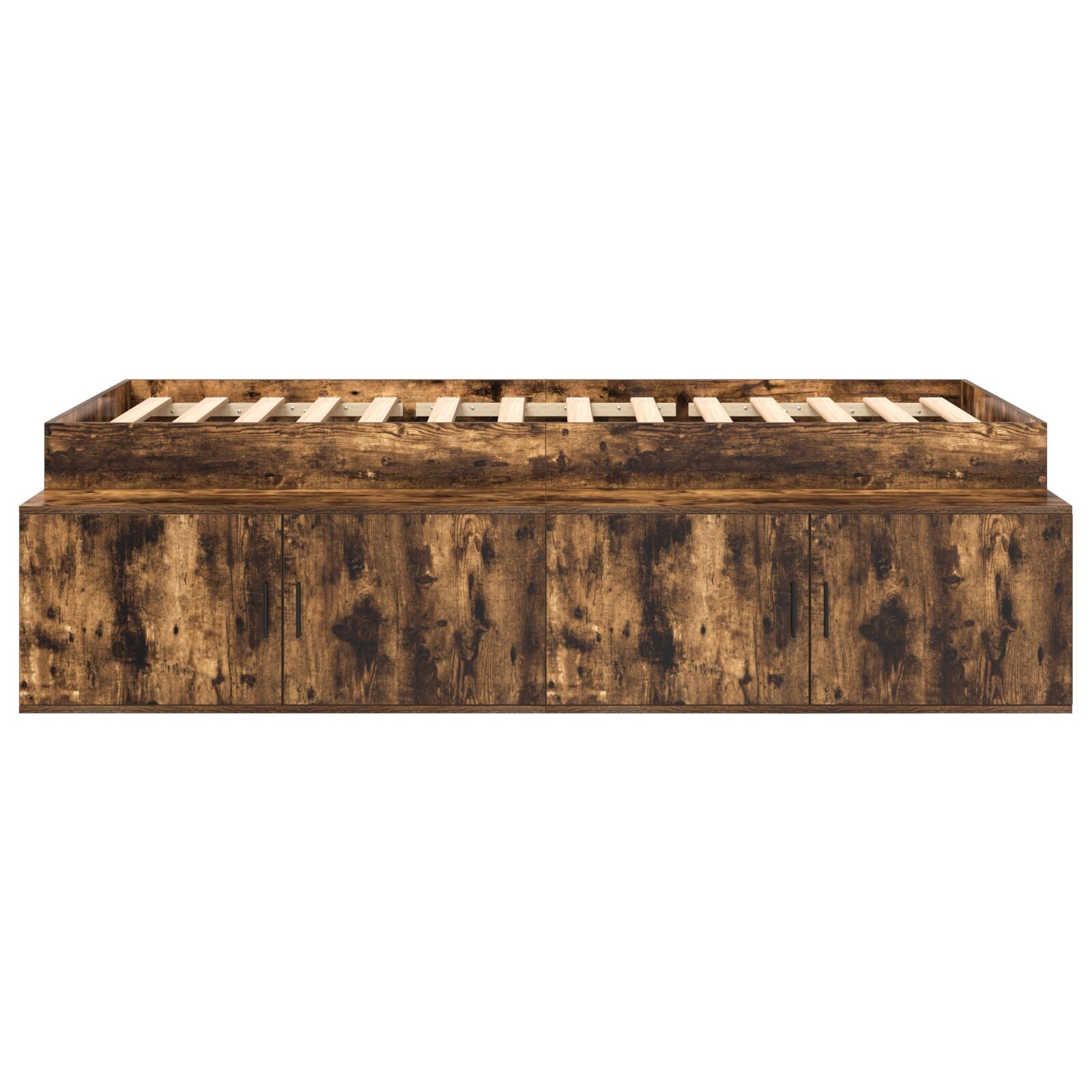Opbergbedframe Gerookte Eiken 100X200 Cm