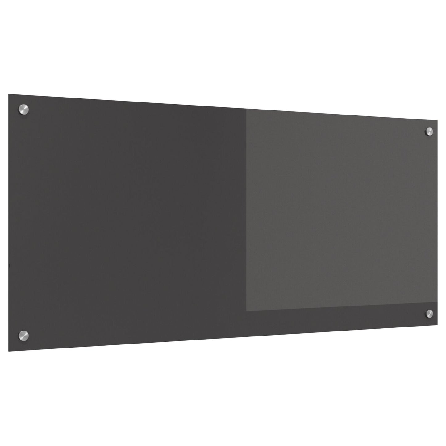 Keuken Achterwand 110X50X0,6 Cm Veiligheidsglas Donkergrijs 110 x 50 cm