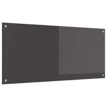 Keuken Achterwand 110X50X0,6 Cm Veiligheidsglas Donkergrijs 110 x 50 cm