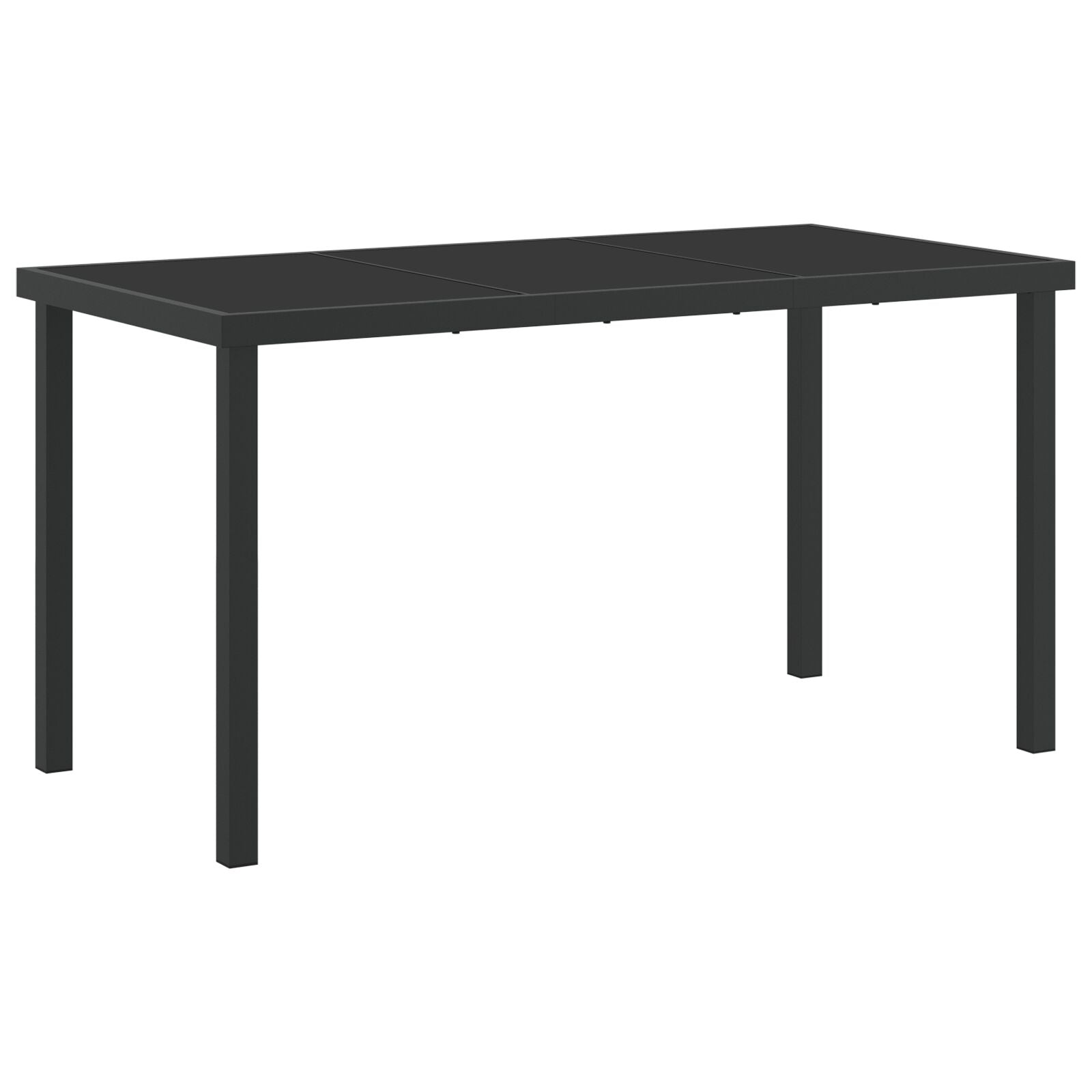5-Delige Tuin Eettafelset Met Kussens Grijs Poly Rattan