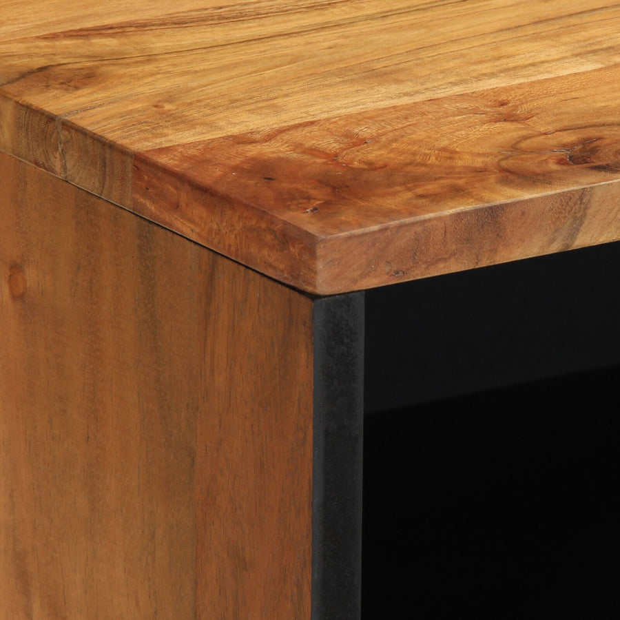Tv-Kast 80X31,5X46 Cm Massief acaciahout