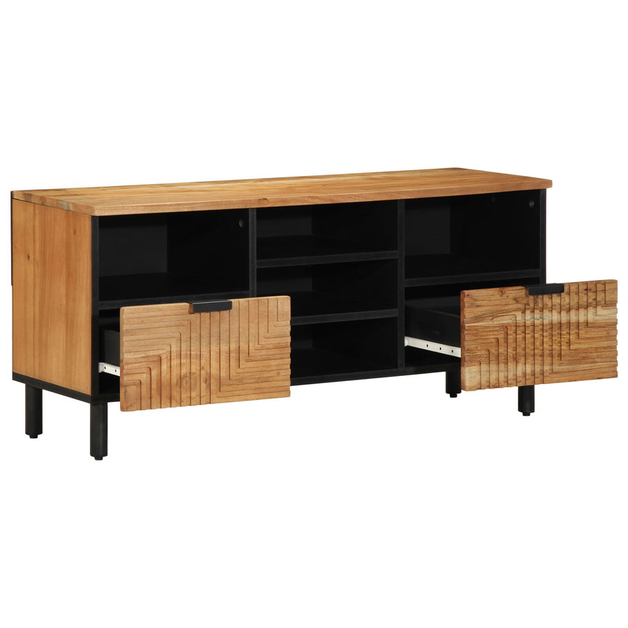Tv-Meubel 100X33,5X46 Cm Massief acaciahout