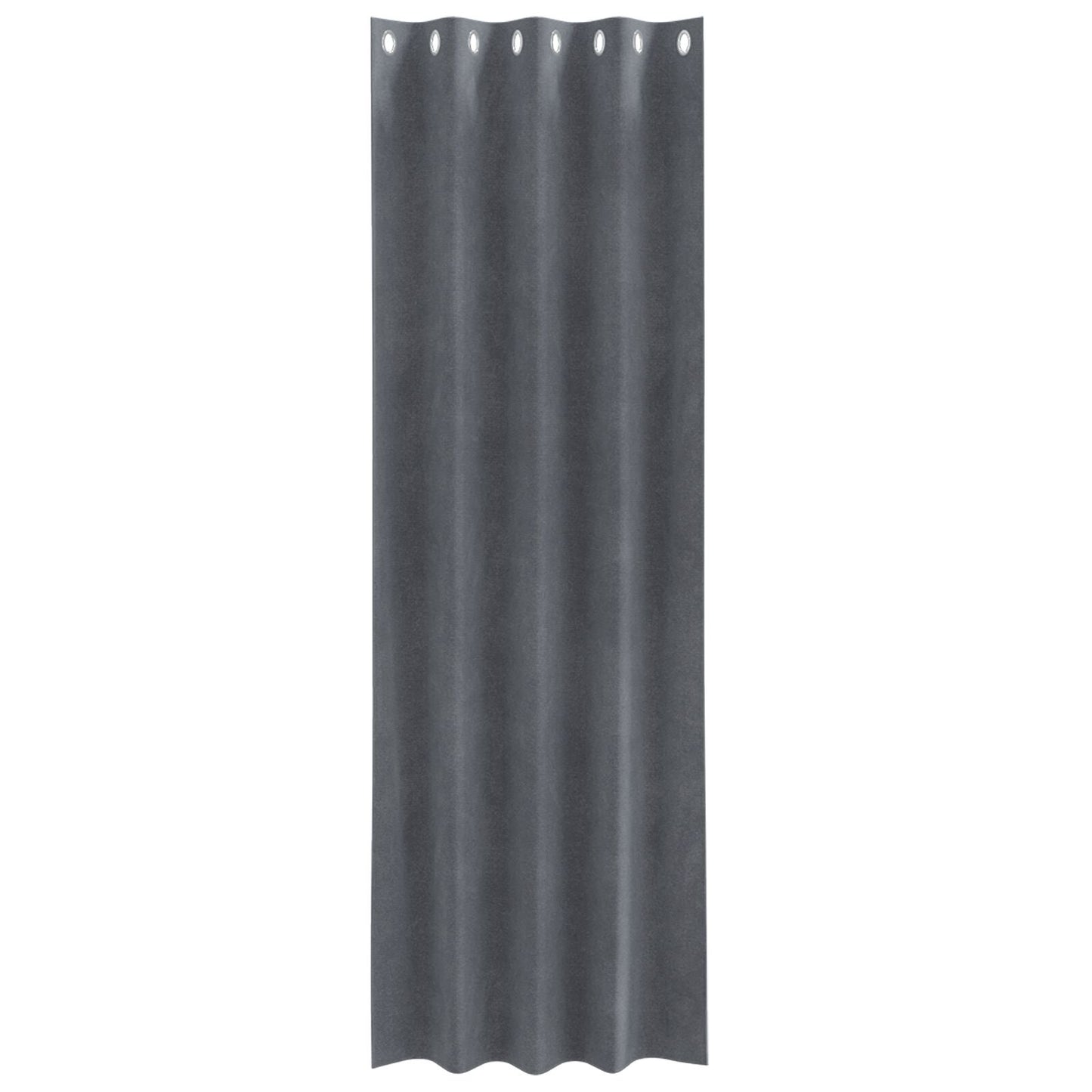 Blackout Gordijnen 2 Stuks Super Lichtgrijs Fluweel Super Licht Grijs 140 x 225 cm met oogjes