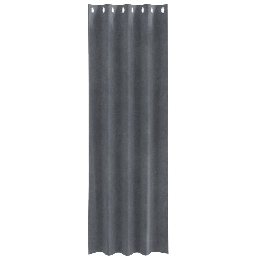Blackout Gordijnen 2 Stuks Super Lichtgrijs Fluweel Super Licht Grijs 140 x 225 cm met oogjes