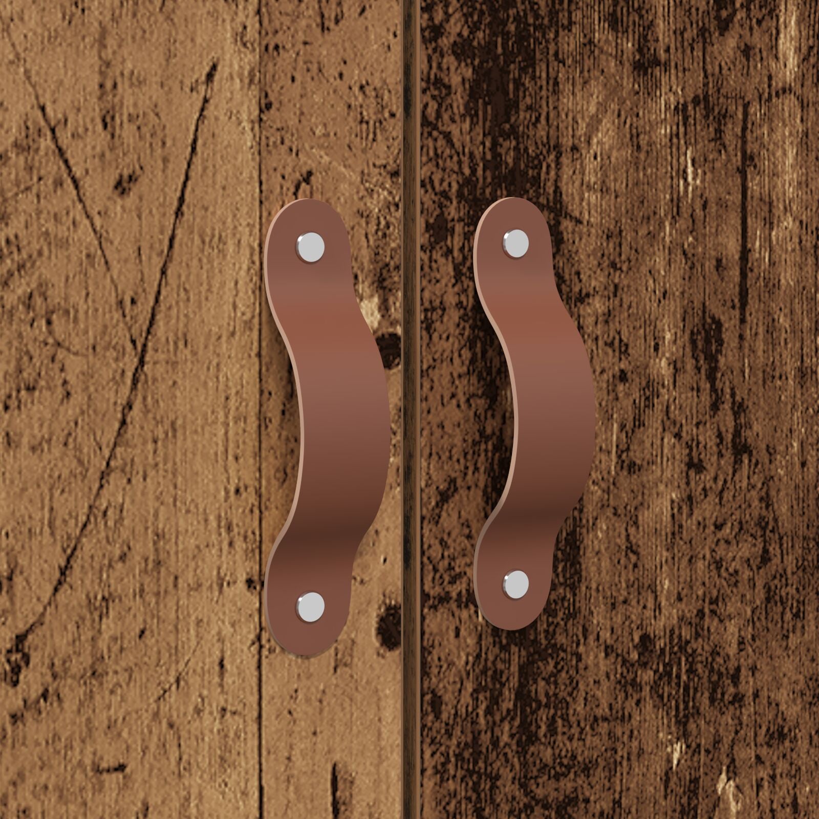 Opbergbedframe Oud Hout 120X200 Cm Grijs Sonoma