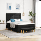 Boxspring bed 140x200 cm zwart stof